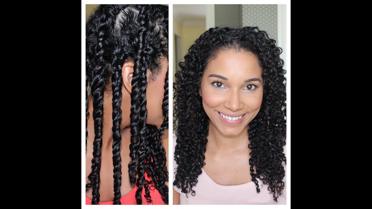 3 Strand Twist Out Demo + Results
