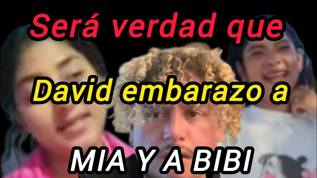Será verdad que David embarazo a Mia y a Bibi?#alochapin@BIBIDEGUATEMALA#chapin