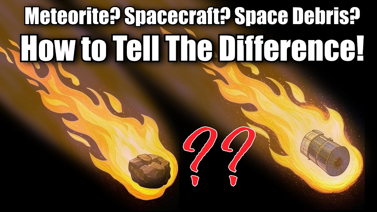 How To Recognize Space Rocks vs Satellites