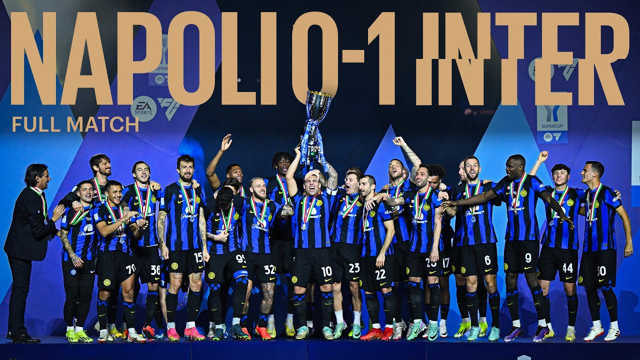 NAPOLI 0-1 INTER | FULL MATCH | EA SPORTS FC SUPERCUP 2024  ⚫🔵🇮🇹