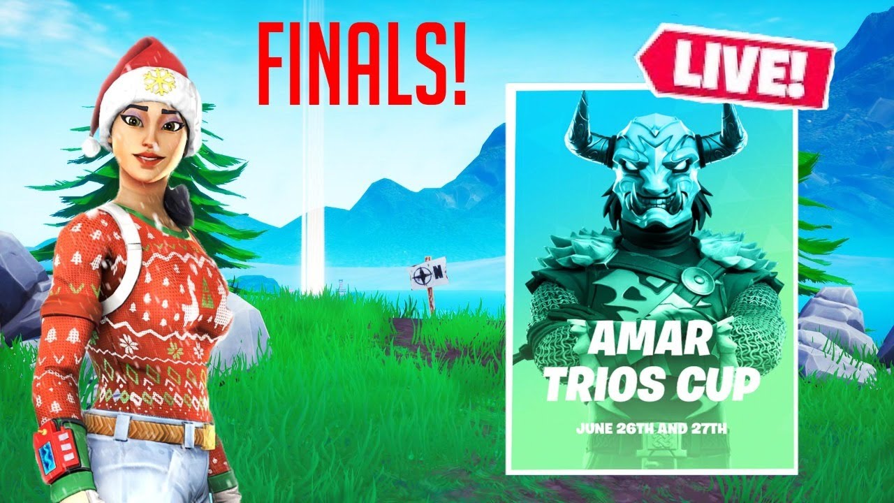 *LIVE* Amar Trio Cup Finals!! *VIEWING PARTY* (FORTNITE TOURNAMENT)