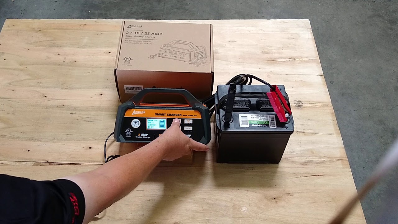 Ampeak 2 10 25 Amp Smart Car Battery Charger