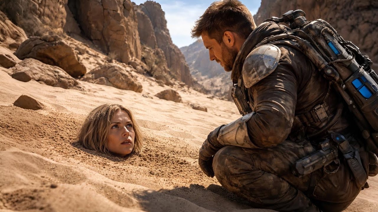 Buried to Her Neck in the Sand… She Closed Her Eyes to Die—Until She Heard a Human Voice | HFY