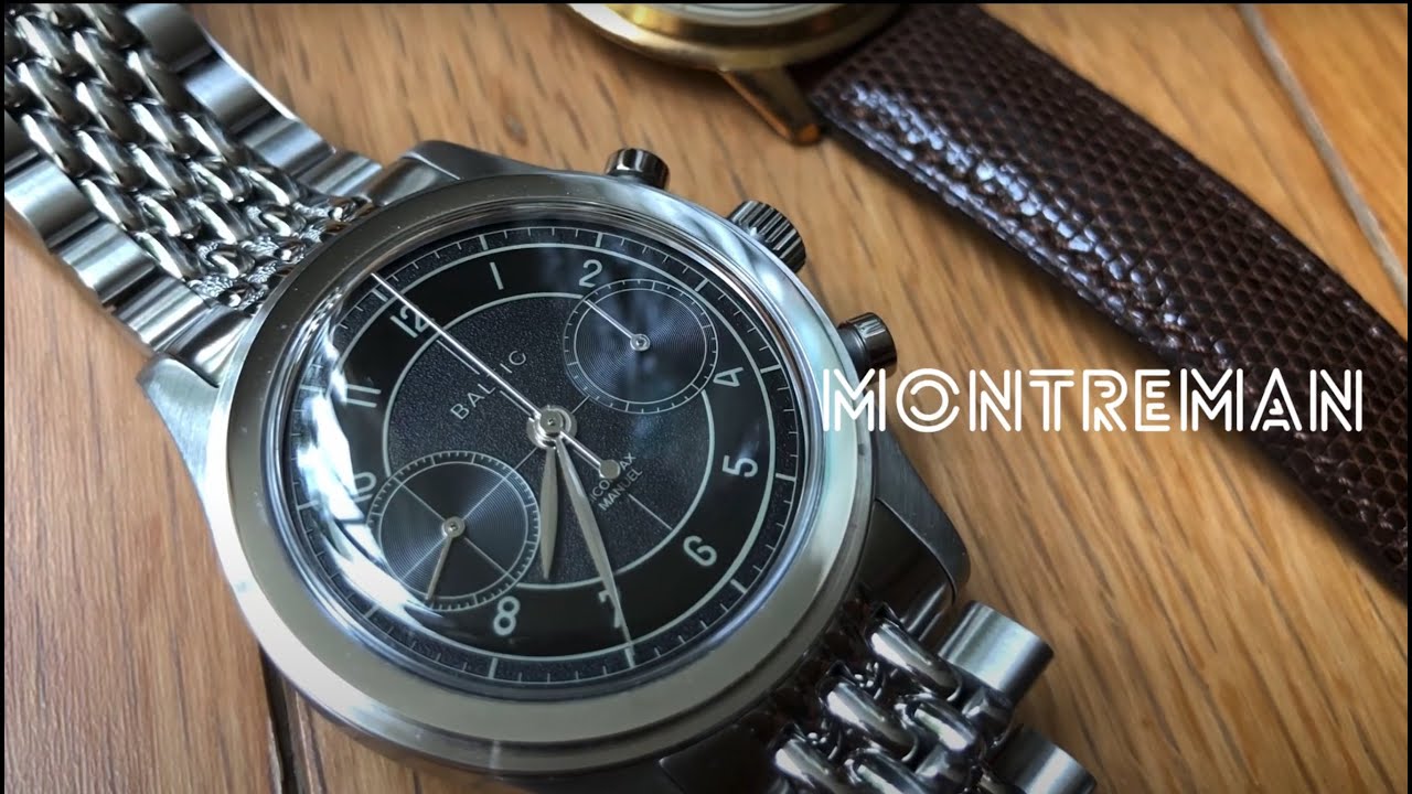 Baltic Bicompax 002, Baume & Mercier vintage, sector dial watch, then and now