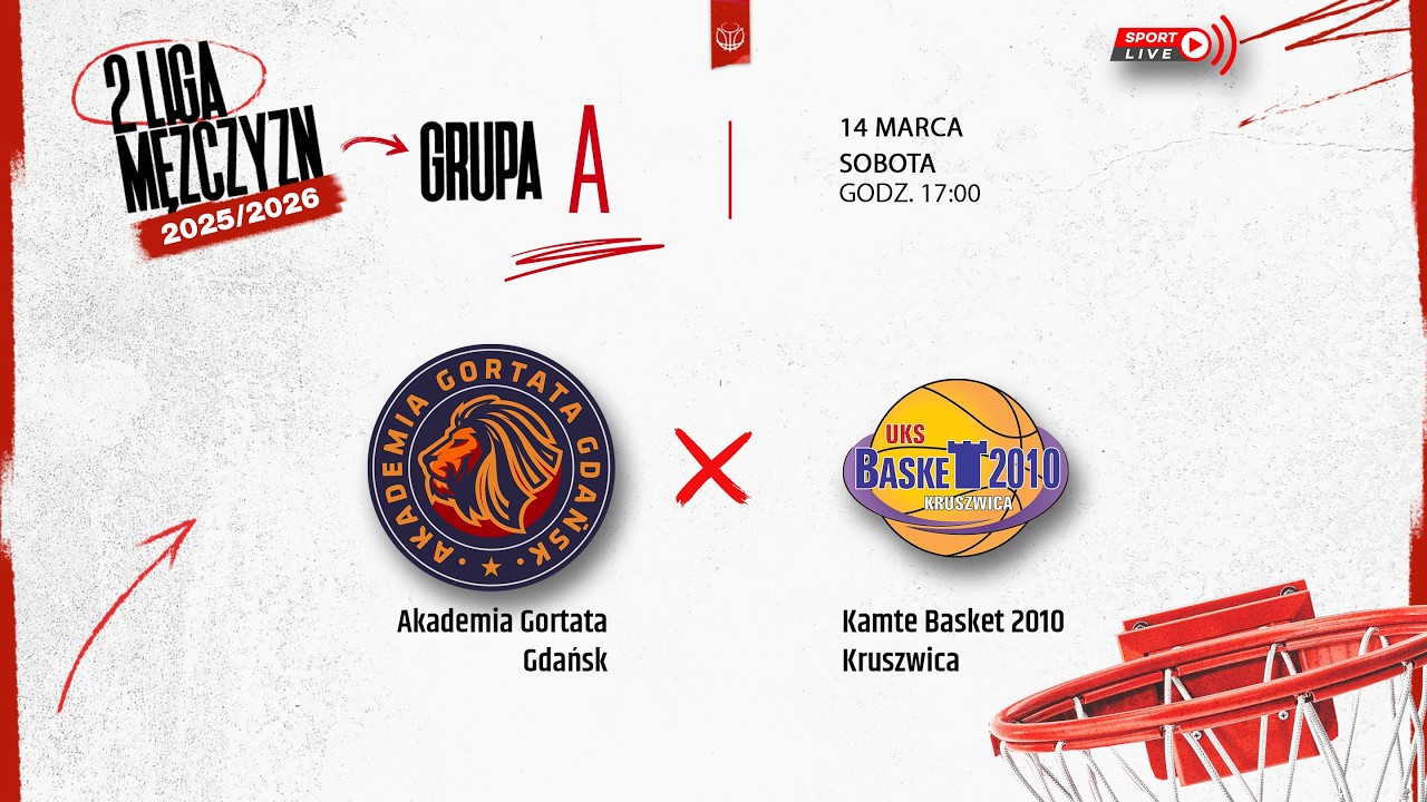 Akademia Gortata Gdańsk - Kamte Basket 2010 Kruszwica (2 LM)