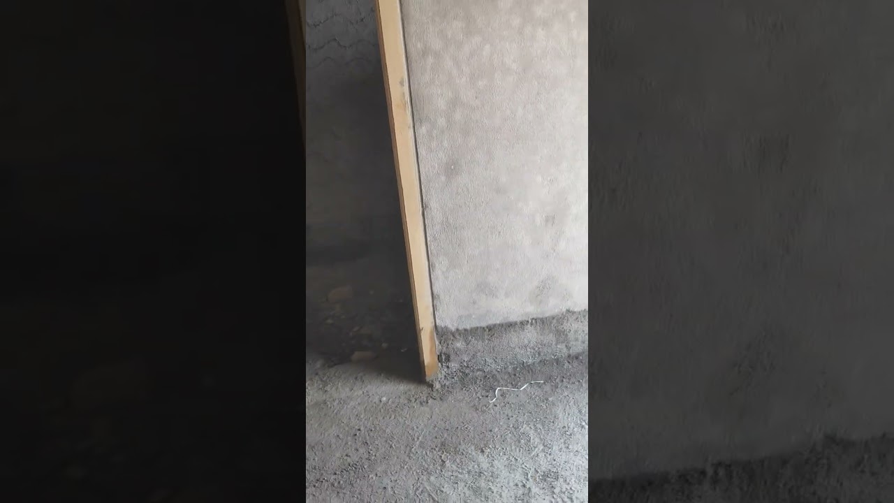 After plastering works, inspection works.