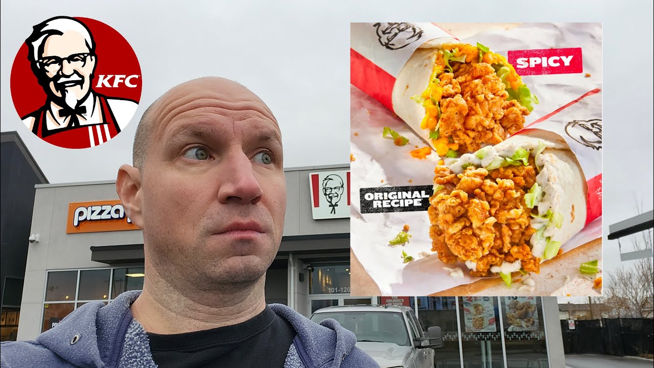 KFC's New Snacker Wraps! (Original Recipe & Spicy)