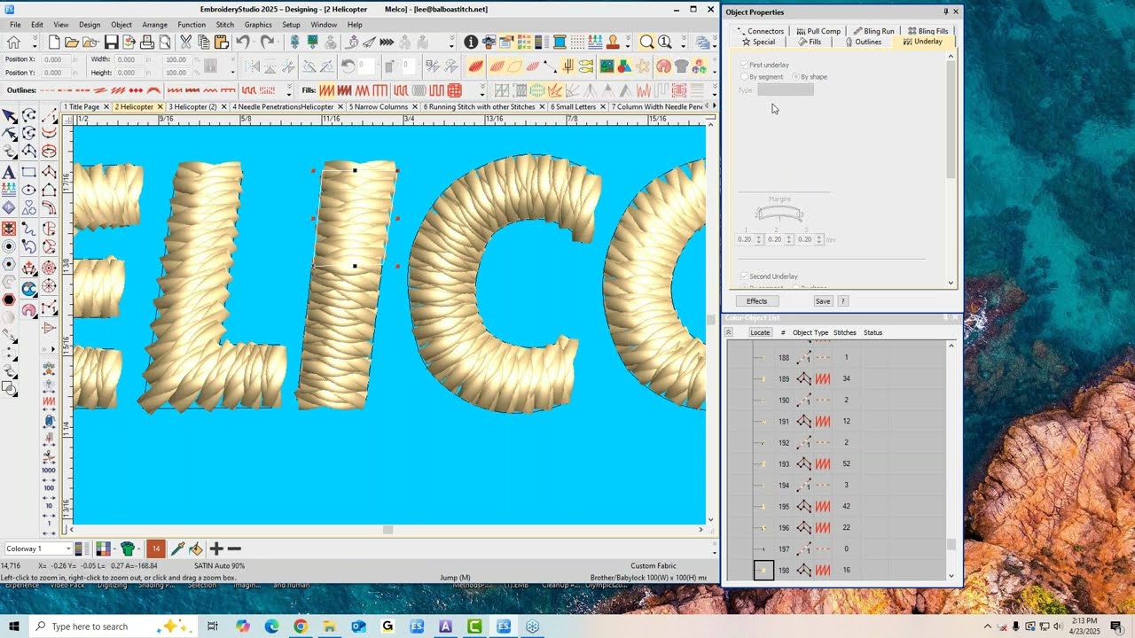 The Art of Embroidery (Session 3) - 10 Minute fix to take your contract digitizing from bad to good