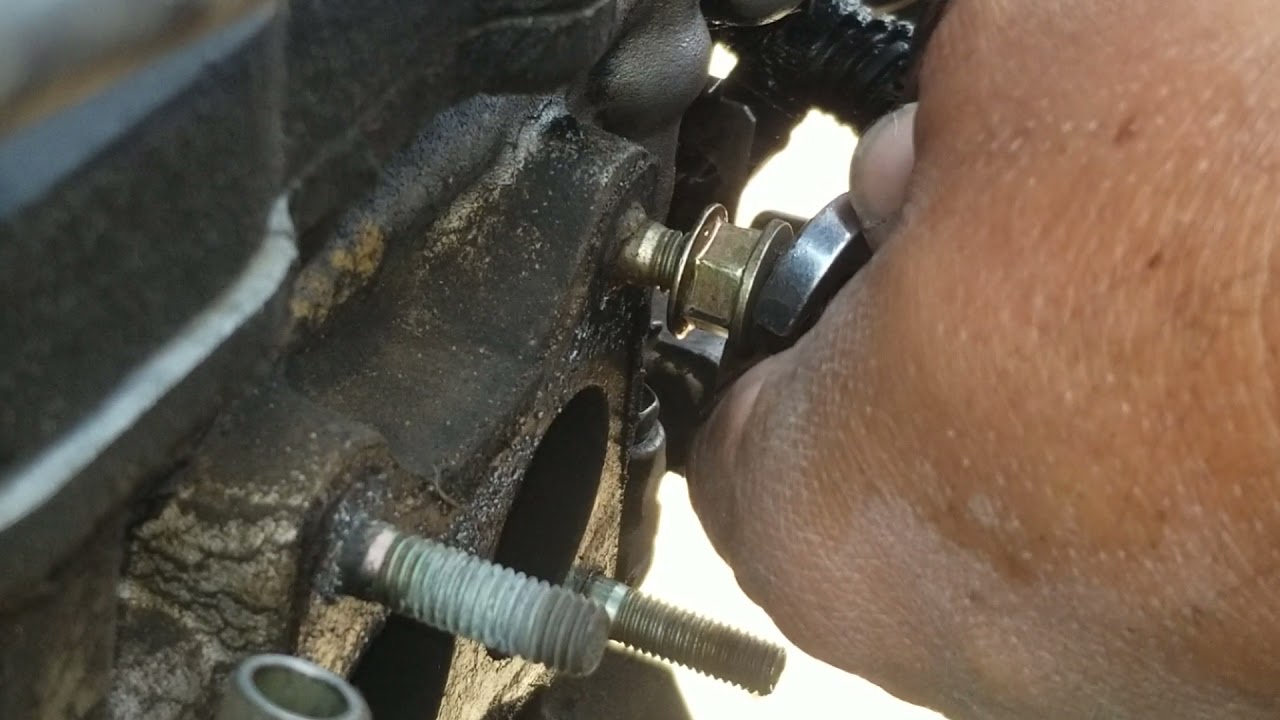 removing a stud with two nuts stacked