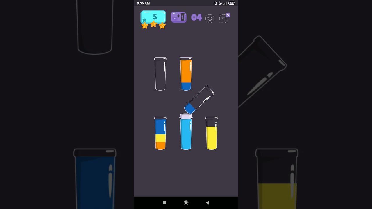 Cups Sort Puzzle | Level 5 | Gameplay Walkthrough