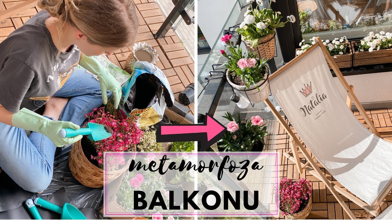 ARANŻACJA MAŁEGO BALKONU W BLOKU 🌿