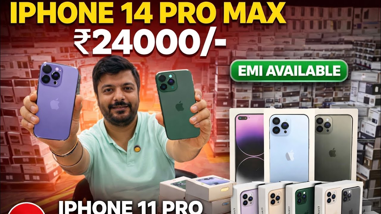 Biggest Sale Ever🤩 | Cheapest iPhone Market in delhi | Second Hand Mobile | iPhone 15 Pro iPhone 16 