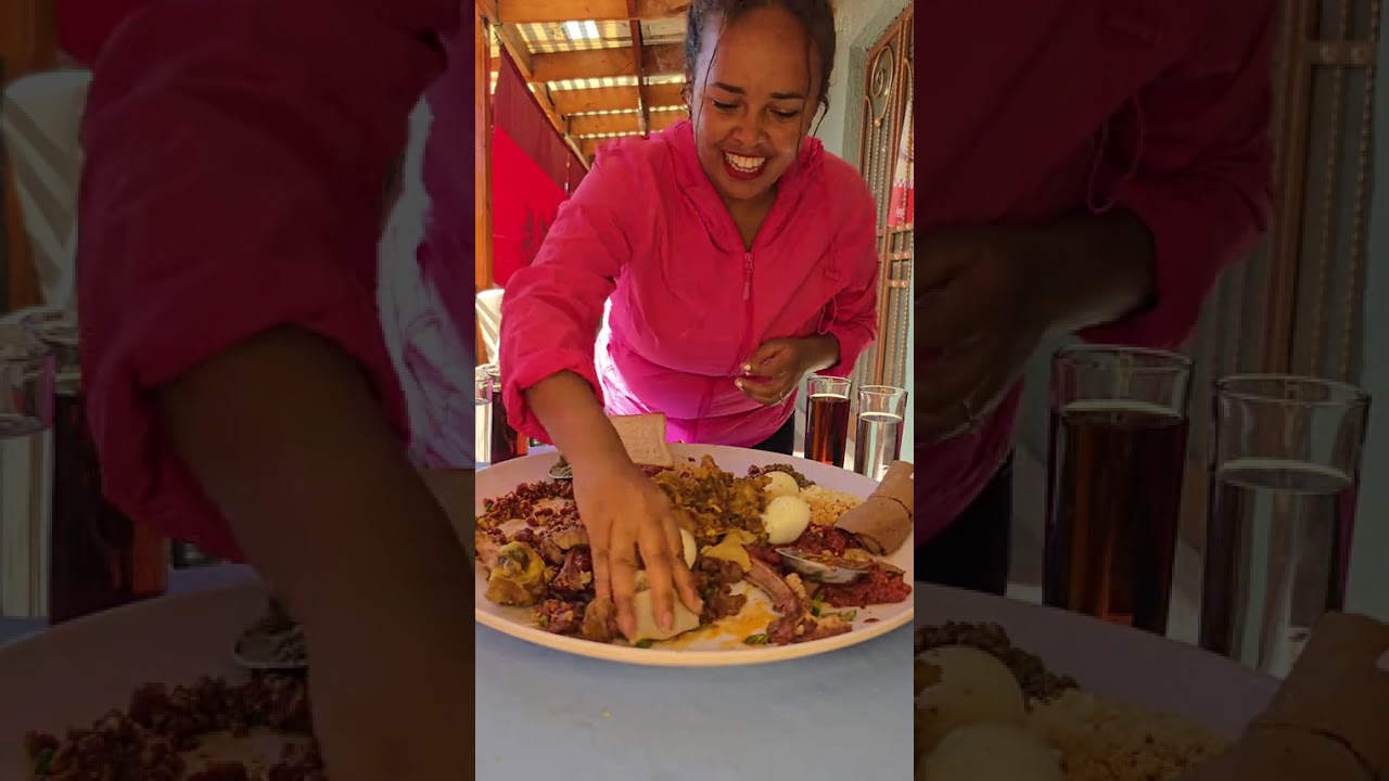 Ethiopian Food CHALLENGES  LIKE AND you tube SUBSCRIBE PRTE 19