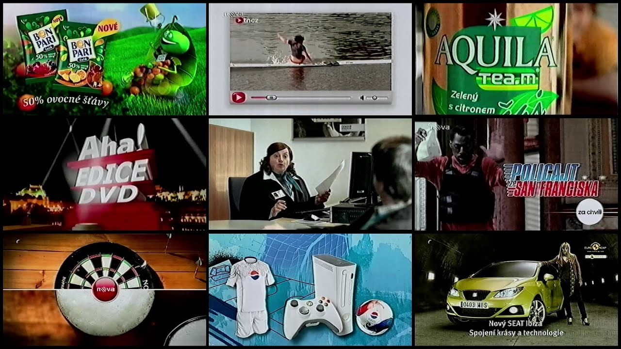 TV Nova - Reklamy a Upoutávky (29. 6. 2008)