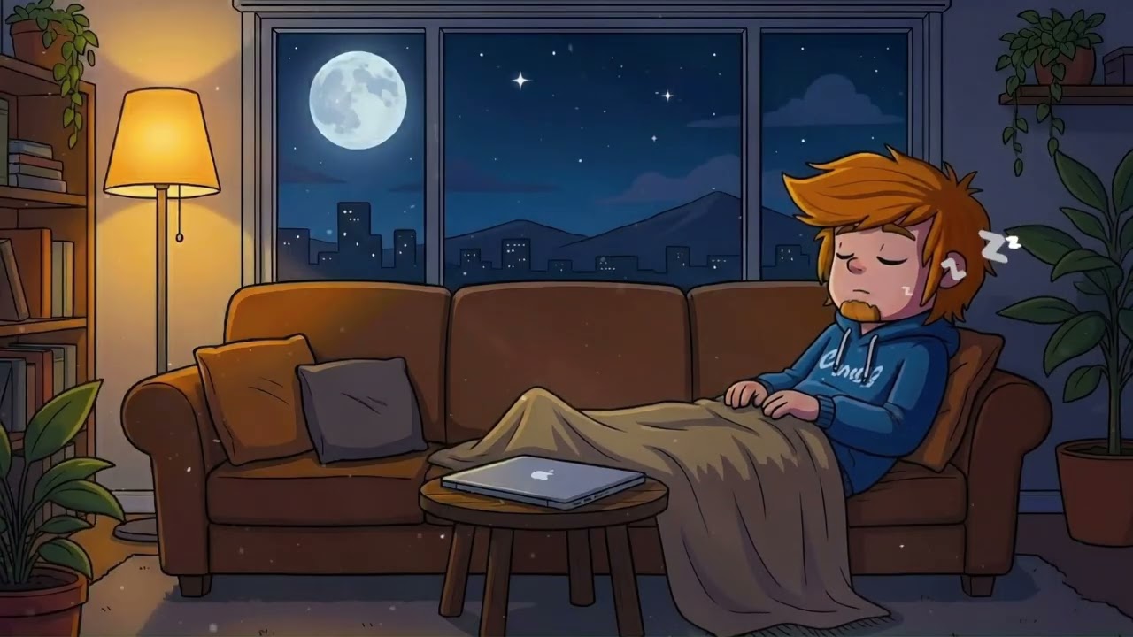 Slower Breaths - Calm Lofi / Music For Overworked Mind | Gentle Dave Midnight Lofi