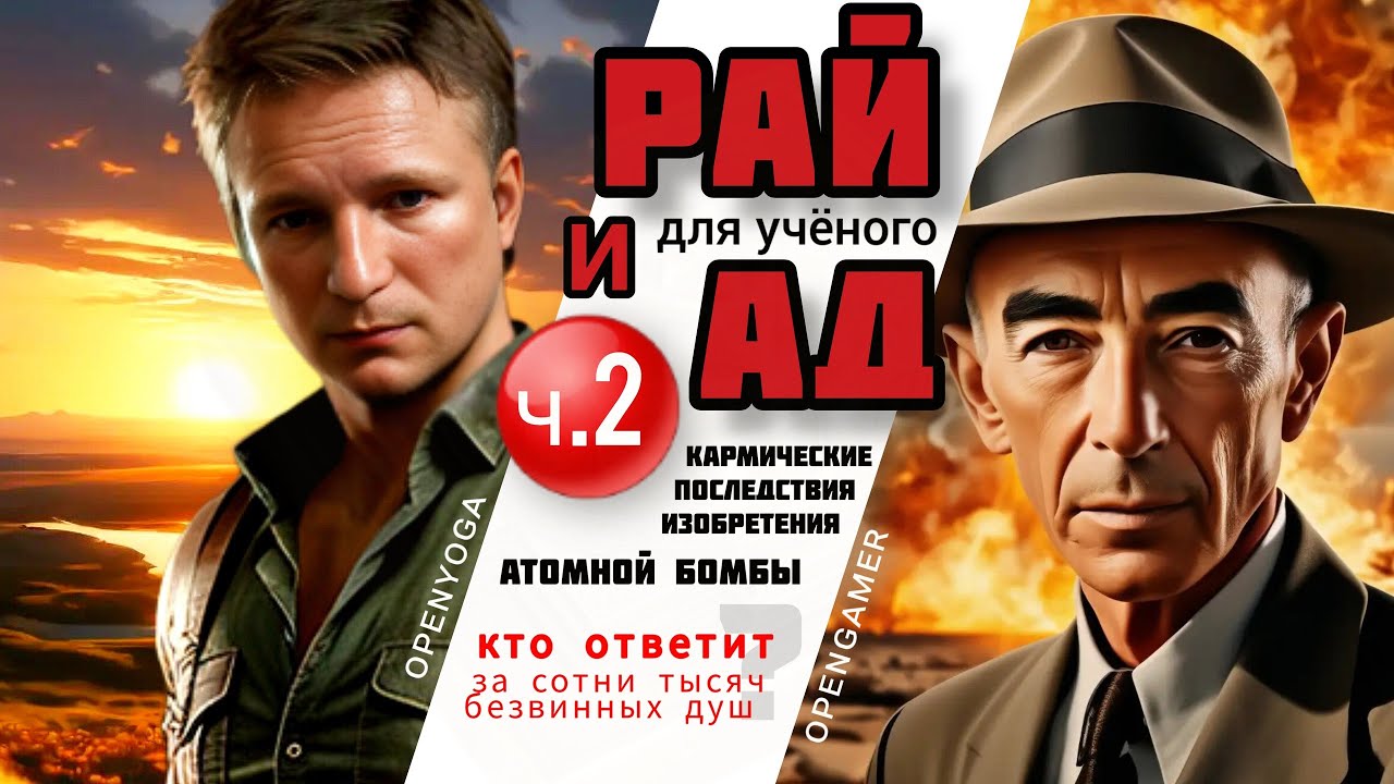 20231014  Рай или Ад для Ученого. Следствие Открытий и Ответственность за них! Вадим Опенйога Часть2