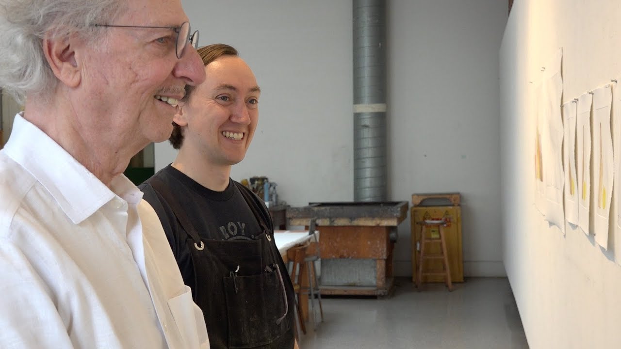 Tom Marioni at Crown Point Press, 2017 (4 minutes)