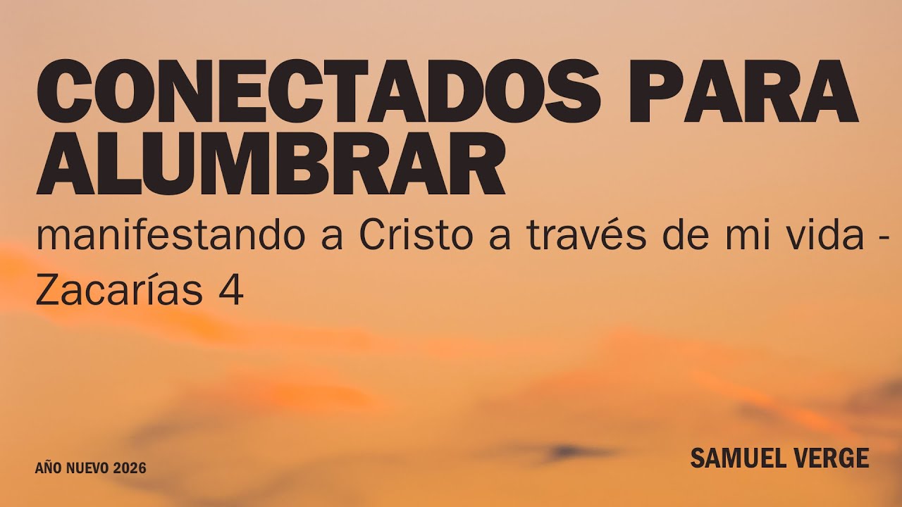 Conectados para alumbrar / Samuel Verge