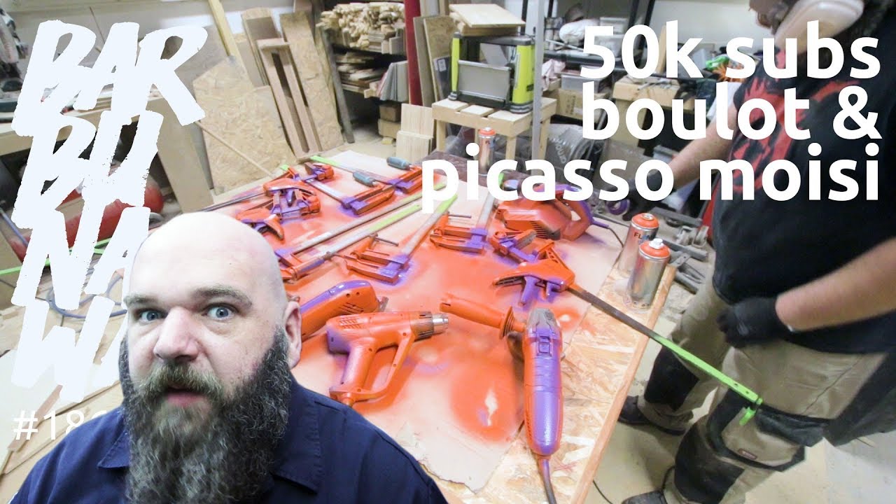 50k abonn&eacute;s, plein de boulot et peinture des outils - barbuNawak