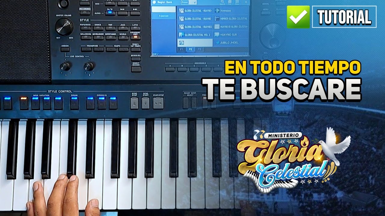 En Todo Tiempo te buscaré// TUTORIAL// Gloria Celestial