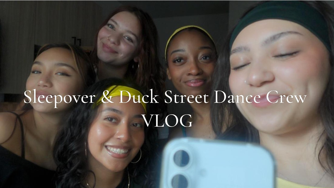 Sleepover & Duck Street Dance Crew Performance - VLOG