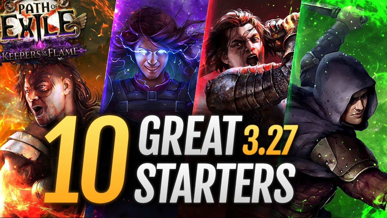 [PoE 3.27] THESE Starters will CARRY YOU! - 10 SOLID League Starter Builds - Path of Exile