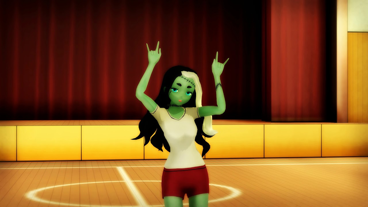 MMD Monster Prom Vicky Schmidt Gym Ver Galaxias!