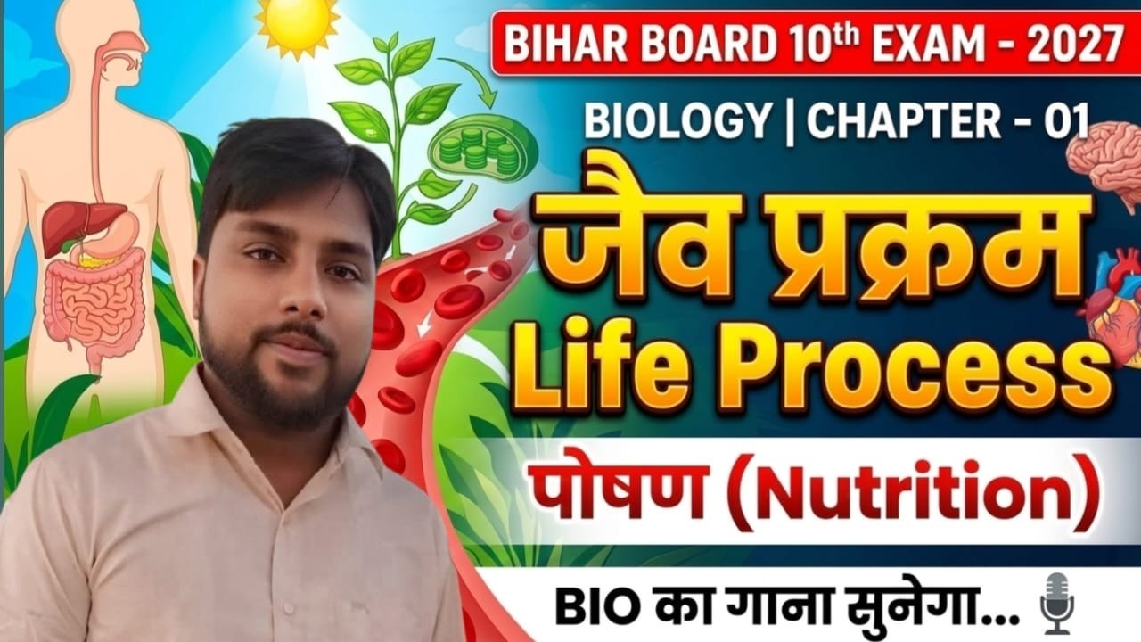 जैव प्रक्रम | Life Processes Class 10th | Biology Class 10th Chapter 01 | Lecture01 |Singhania Sir|