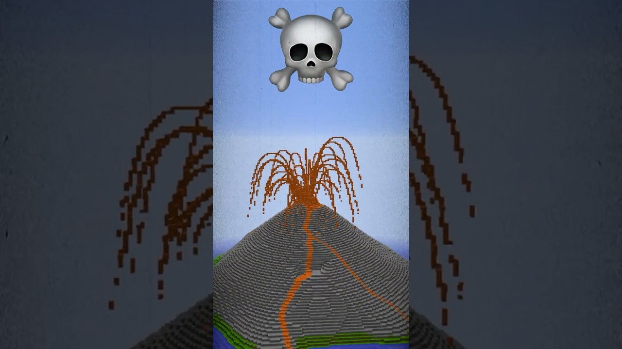 VOLCANO Build Battle On Time In Minecraft - NOOB VS PRO CHALLENGE - Maizen Parody