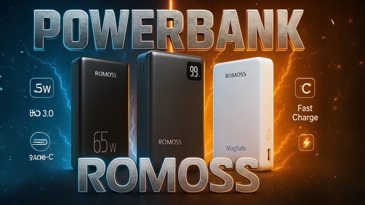 🔥ТОП-5 PowerBank Romoss 2025. Лучшая автономность, мощность и скорость⚡Рейтинг внешних аккумуляторов