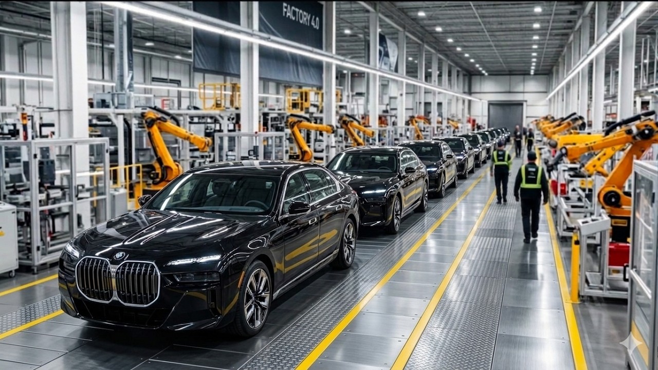 How BMW Produces the i7 Electric Sedan | Inside the Dingolfing Luxury Car Factory (Full Process)