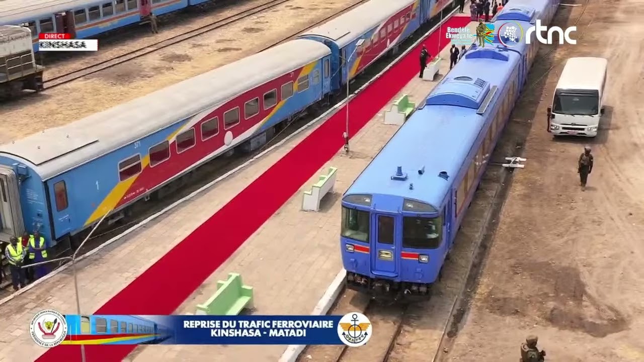 REPRISE DE TRAFIC FERROVIAIRE KINSHASA - MATADI PAR FATSHI BETON