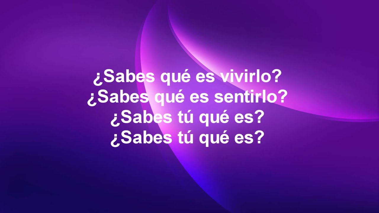 ¿Sabes que es amor? - Guardian