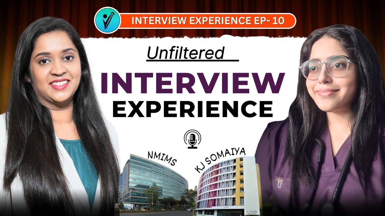 Smriti's NMIMS & KJ Somaiya Interviews for Healthcare – AI, WAT, DAF, Competency Test Experience!
