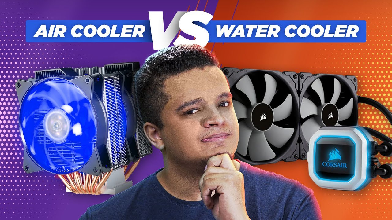 Qual COOLER escolher? Entenda as DIFERENÇAS! Air Cooler VS Water Cooler