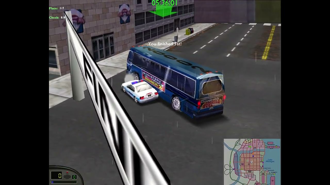 Midtown Madness 1 - City Bus Walktrough - 