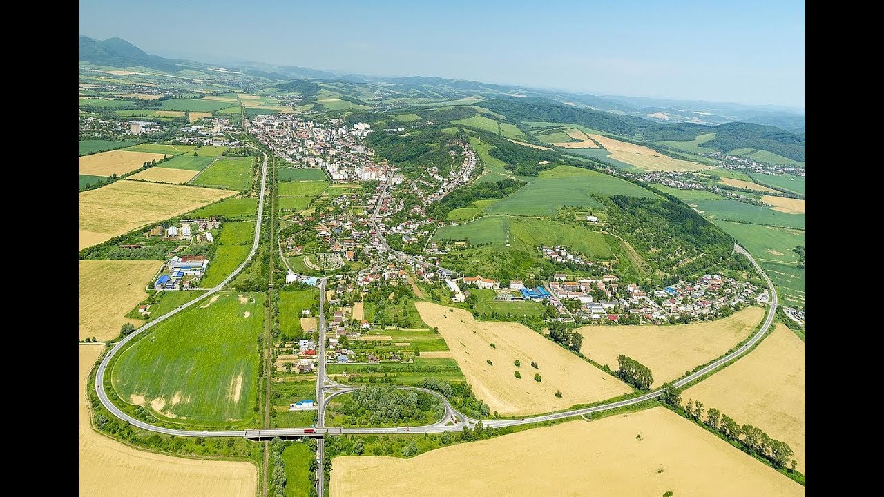 Vranov nad Topľou z neba