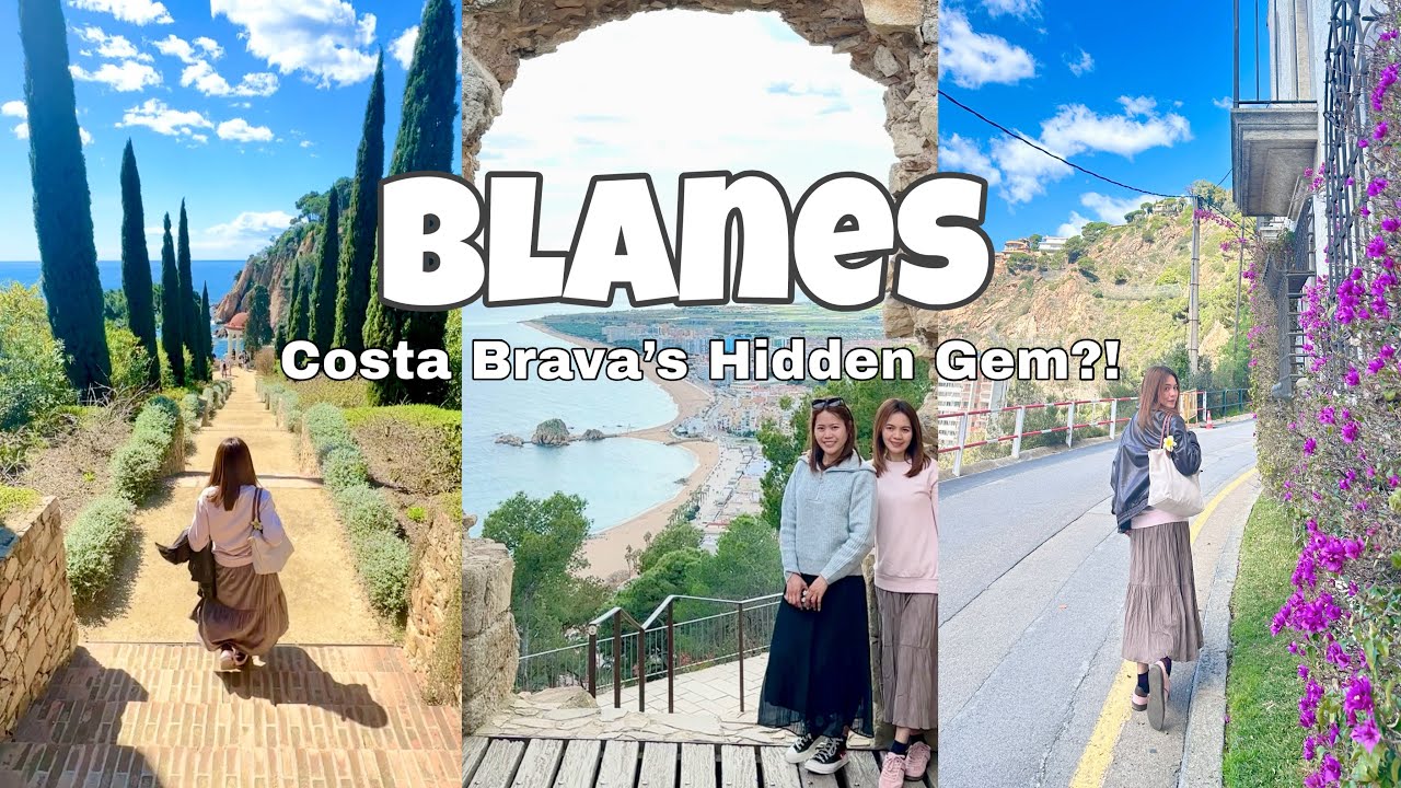 A perfect day in Blanes with my sister 🌊🌷🌿☀️