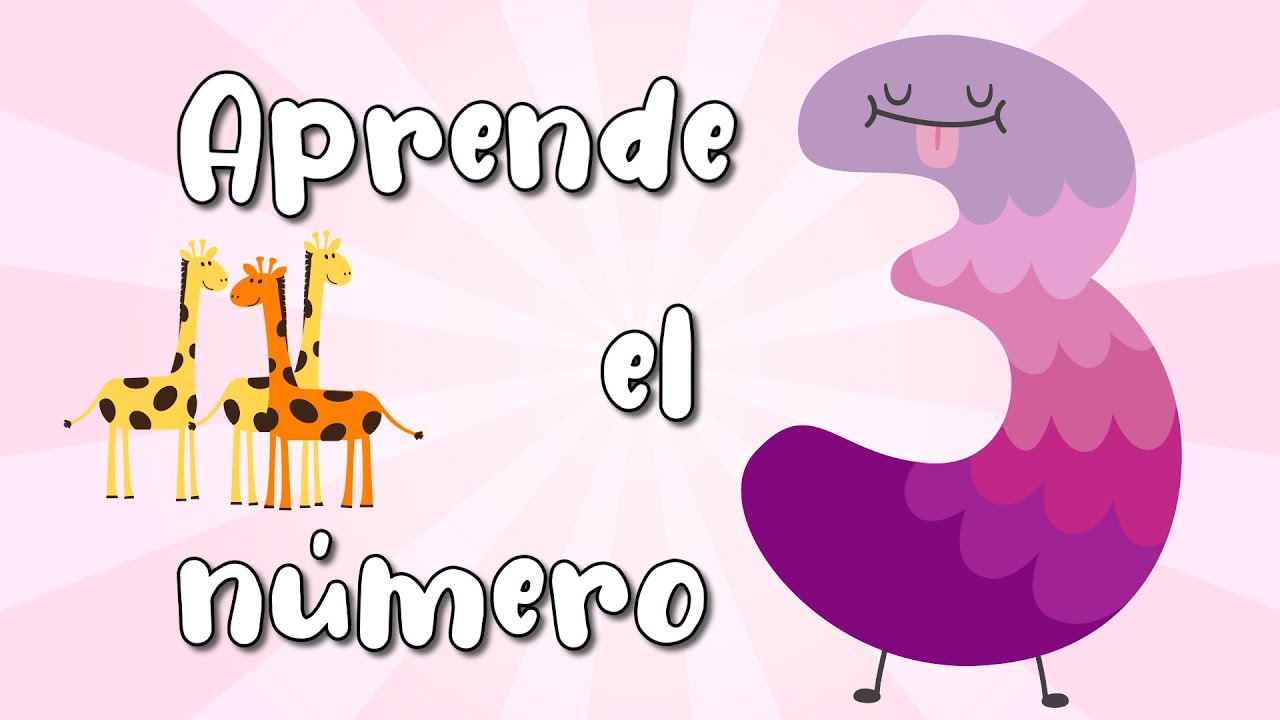 El Número 3 - Aprende el trazo y a contar