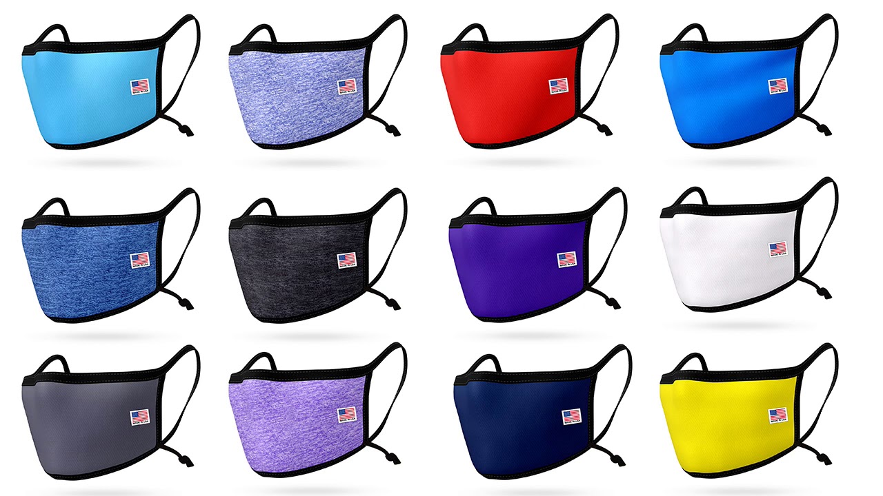 Adjustable MADE IN USA Face Mask Cotton / Polyester washable reusable filter PM2.5 on CasabaShop.com
