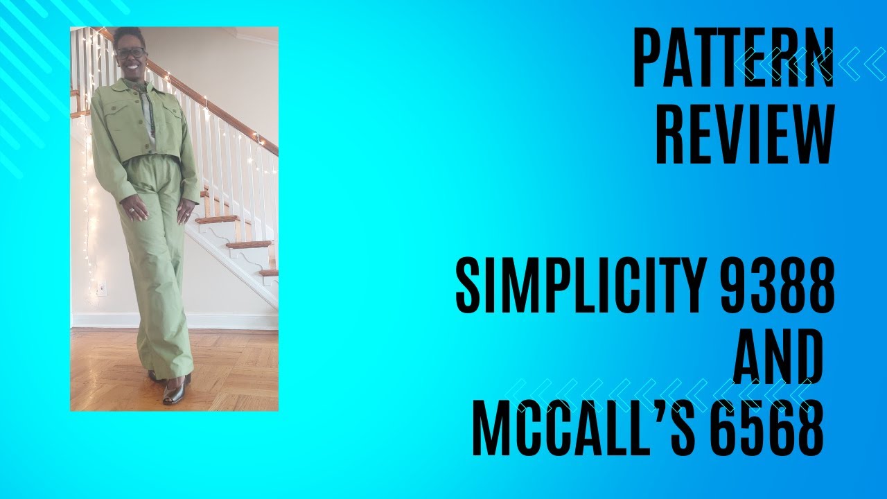 SEWING_PATTERN_REVIEWS:  Simplicity_9388 and McCall's M6568| SHACKET AND PANTS_ COORD SET