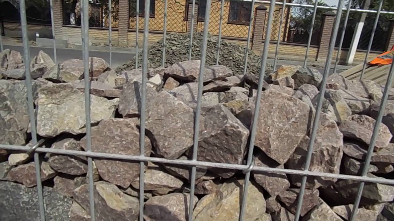 Ограждение габионного типа  Часть 3