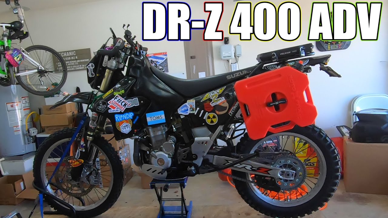 DRZ400SM — сборка приключенческого мотоцикла №2