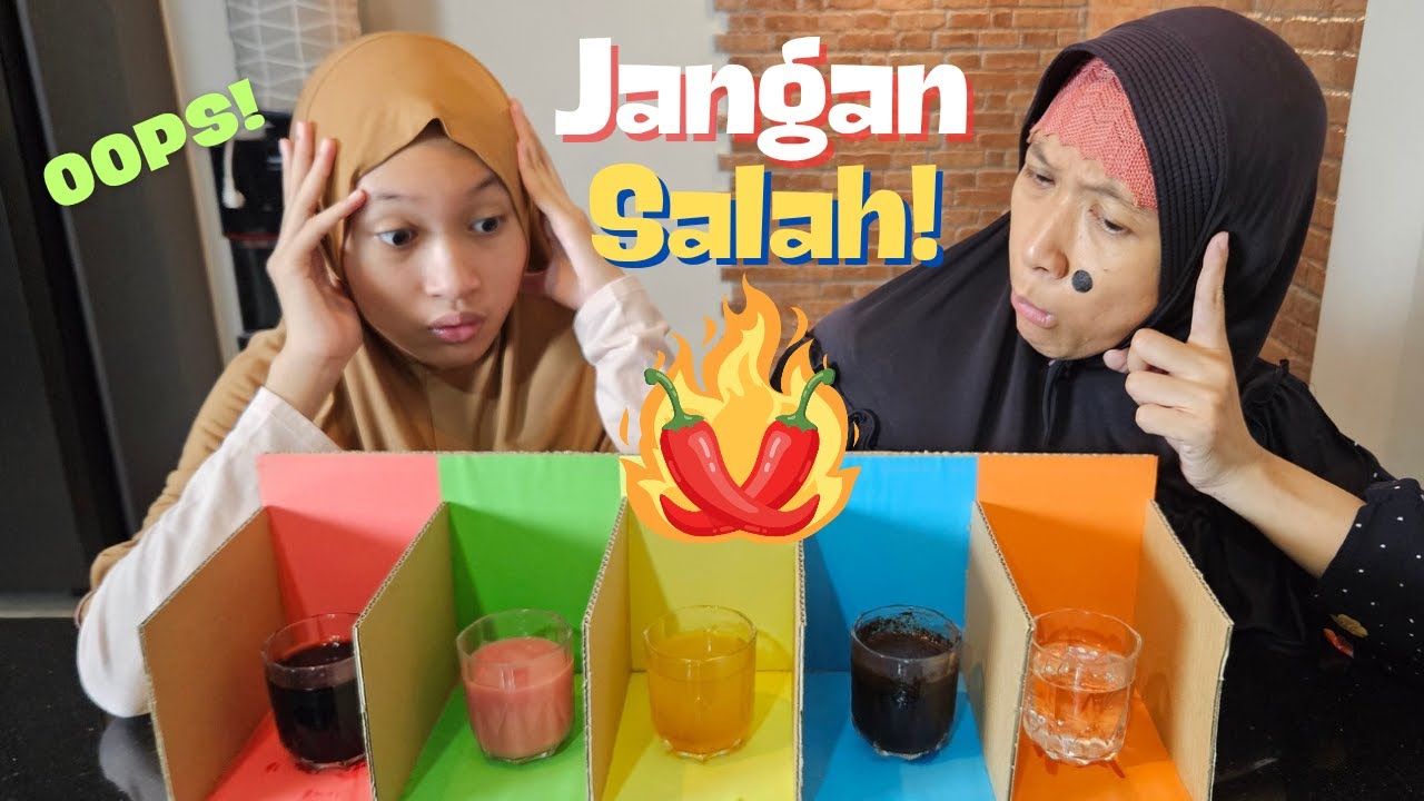 Tantangan Minuman Misteri Dalam 1 Warna - Prank Lucu Aqilla Auto Muntah 😄 Aqilla's Diary