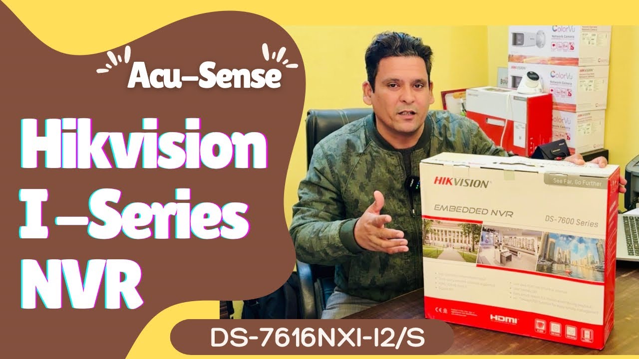 Hikvision Best NVR I series AcuSense DS-7616NXI-I2/S | Line Crossing Detection | Intruder Detection