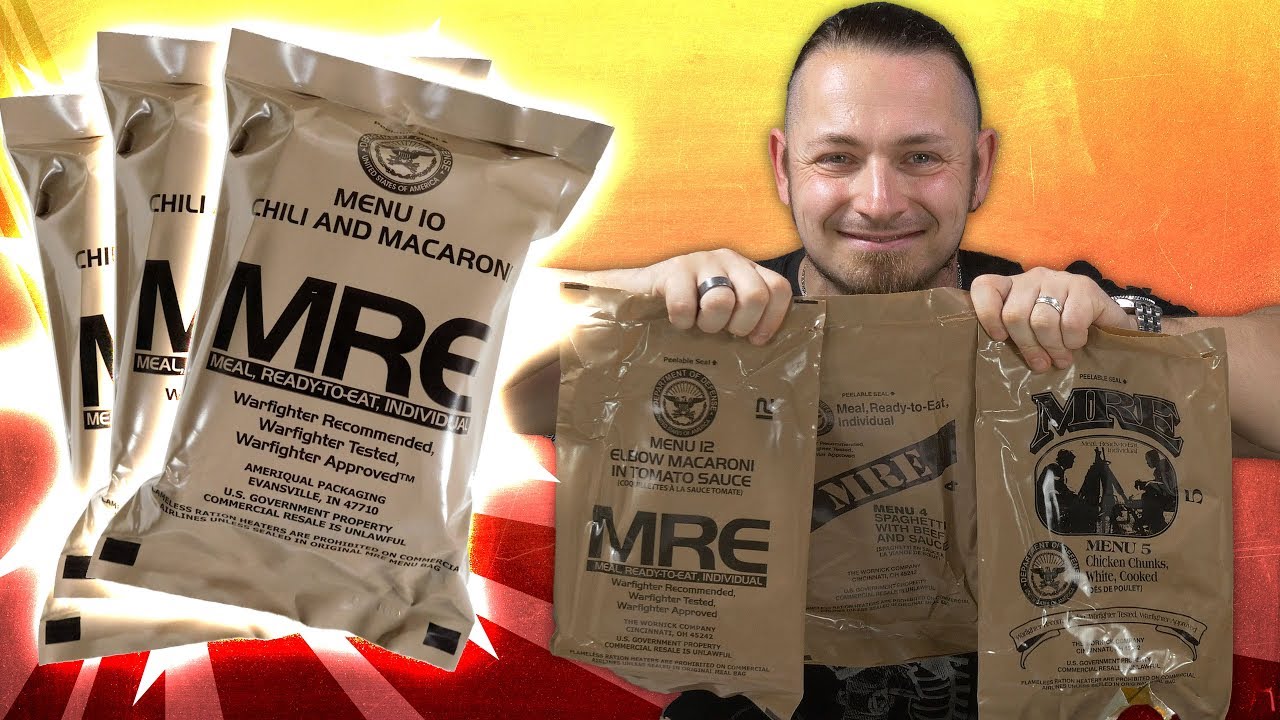 USA Kampfration MRE / EPA 🍗 ANGEBISSEN VOL.25 [German, Deutsch]