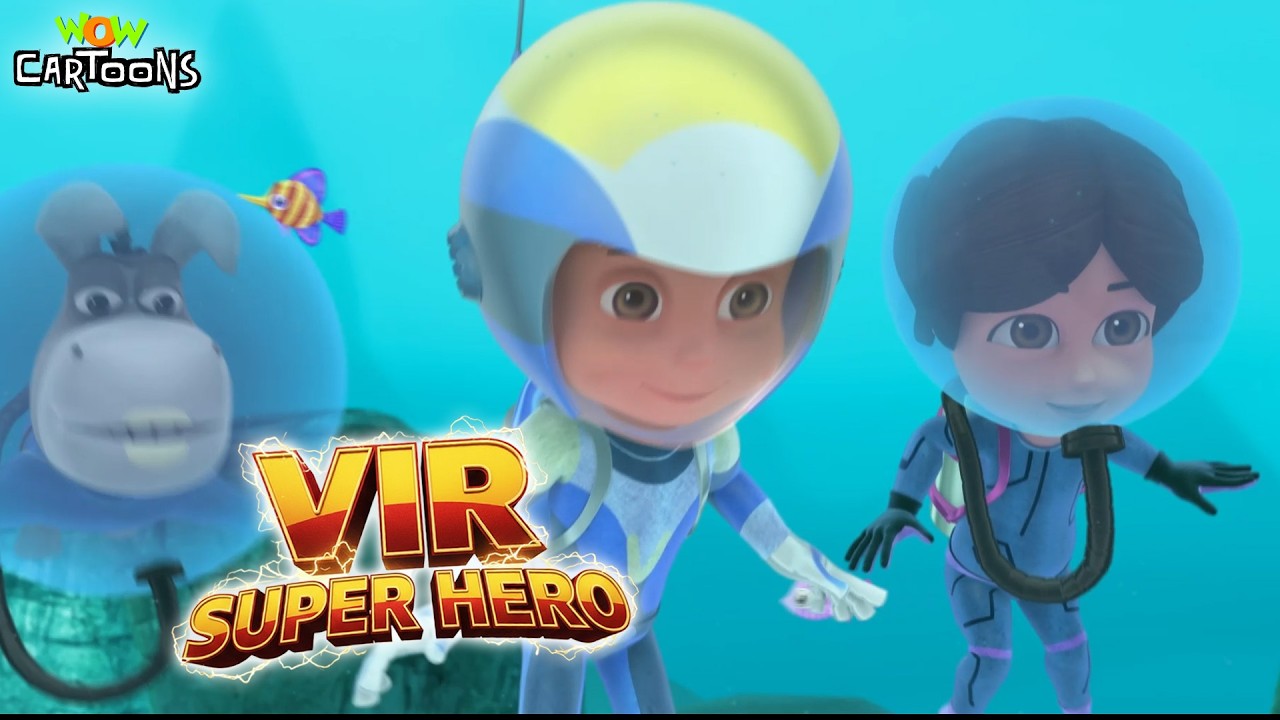 Vir The Robot Boy : Robo Vir Vs Robotic Vir | Vir Super Hero Compilation 3D Animated Cartoon