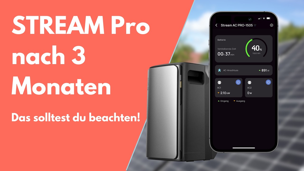 Ecoflow Stream Pro 3/3 | Fazit nach 3 Monaten! | Was sind Stärken & Schwächen?