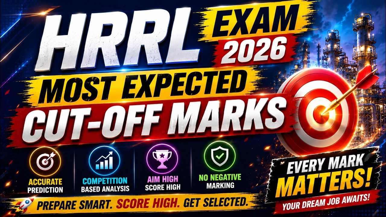 HRRL CBT 2026 | Most Expected Cut-Off Marks | Sumit Prajapati Sir