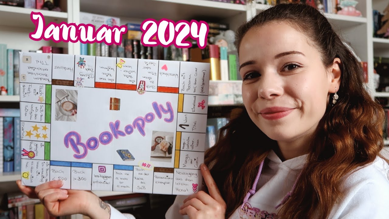 BOOKOPOLY Januar 2024 📚 // Diese Bücher möchte ich lesen!!  | Vany xo